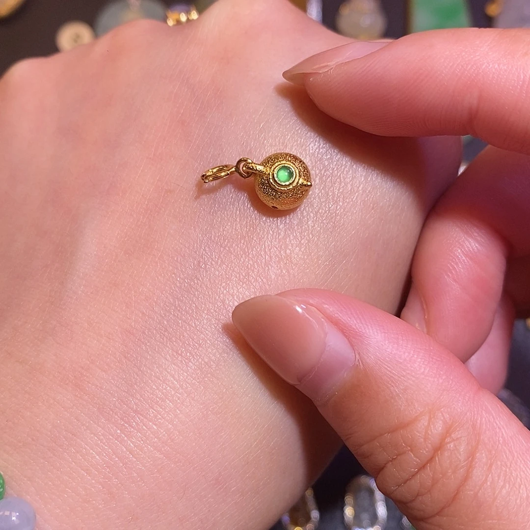 翡翠银S925镶嵌项链