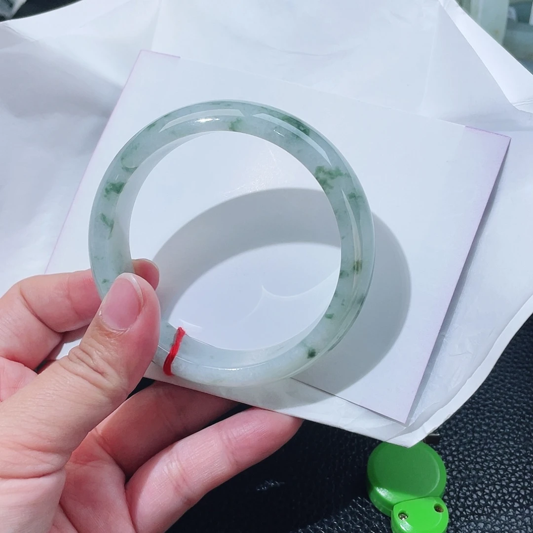 翡翠未镶嵌手镯59圈口