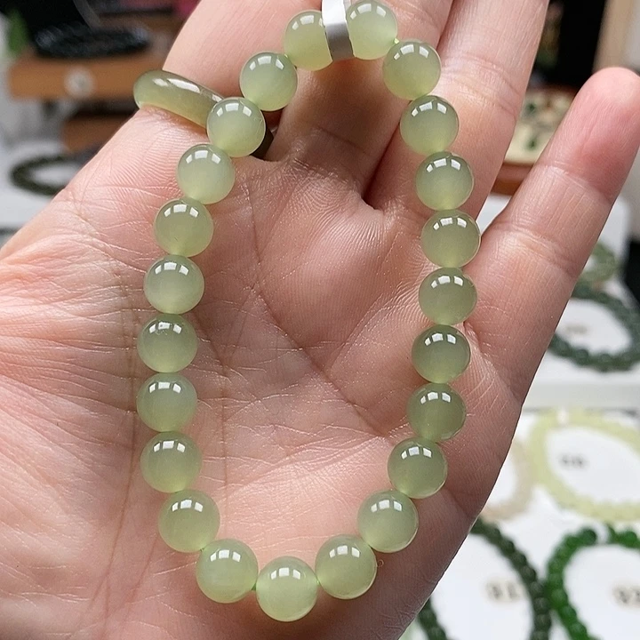 和田玉手串未镶嵌8mm