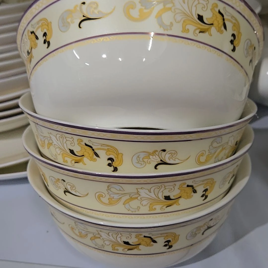 瓷片微瑕6寸4个面碗666666666