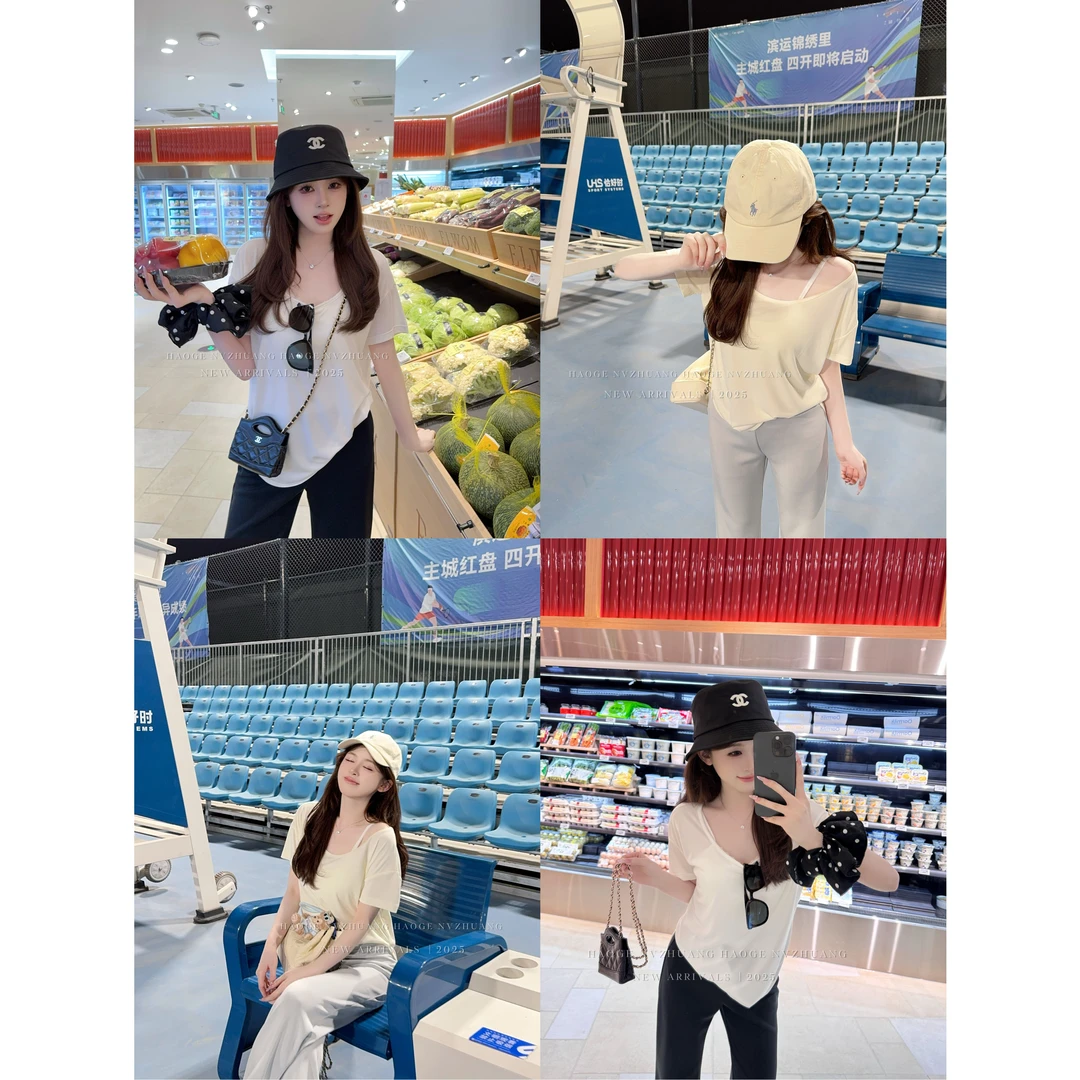 浩哥严选●至简凉感T‘’HGC5TX1703A松弛感T恤预显瘦休闲韩版设计感
