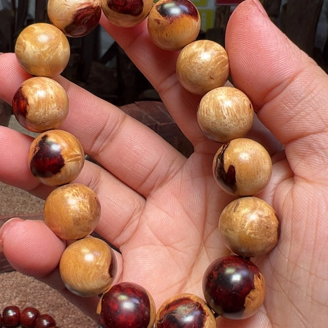 檀香紫檀（小叶紫檀）手串1.5