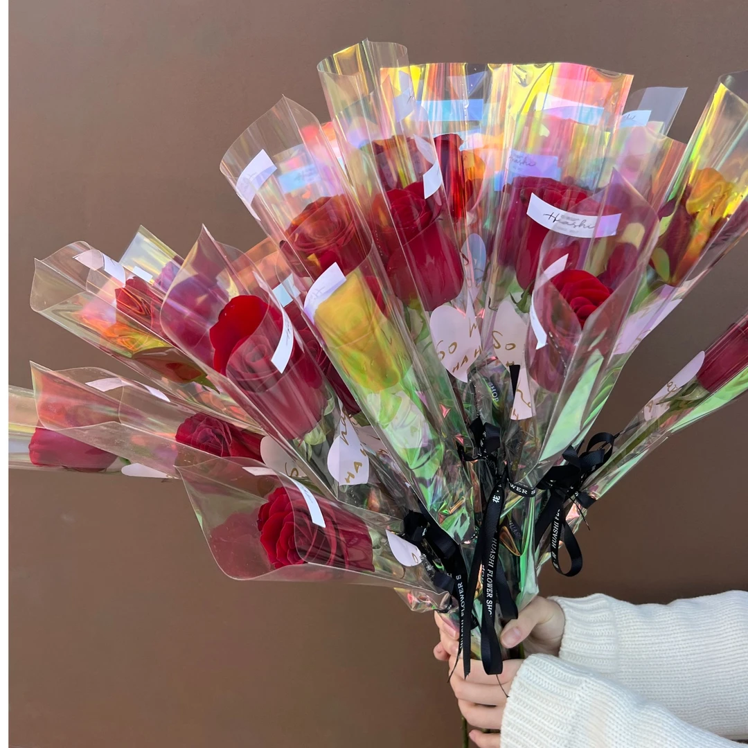 【仅支持自取-花時定制】福利款单支玫瑰情人节小花束