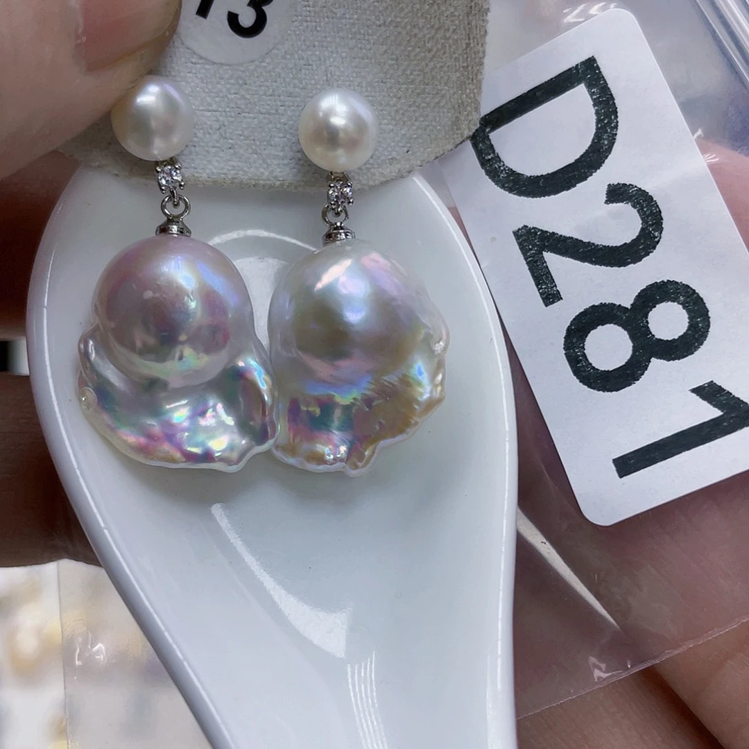 淡水珍珠银S925镶嵌颈饰A****a