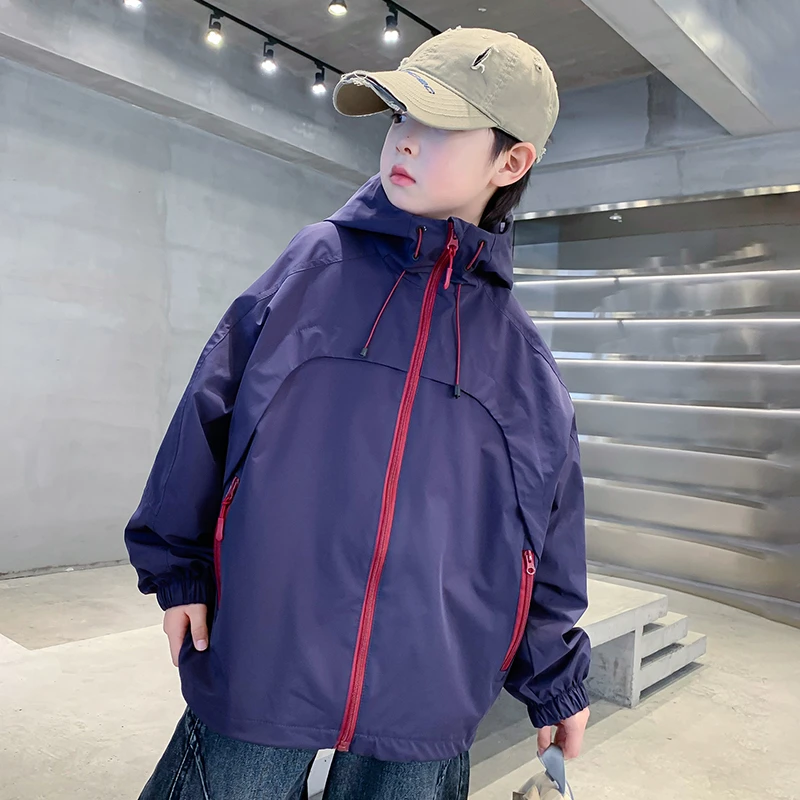 男童秋装外套2025新款中大童洋气休闲宽松上衣儿童秋季痞帅衣服潮