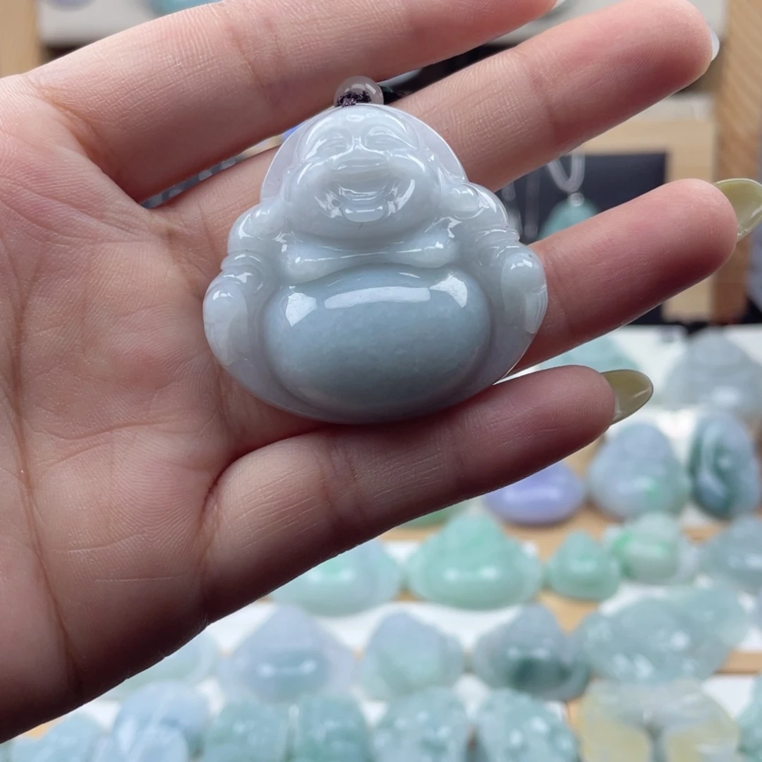 颈饰未镶嵌翡翠39尺寸佛公厚装