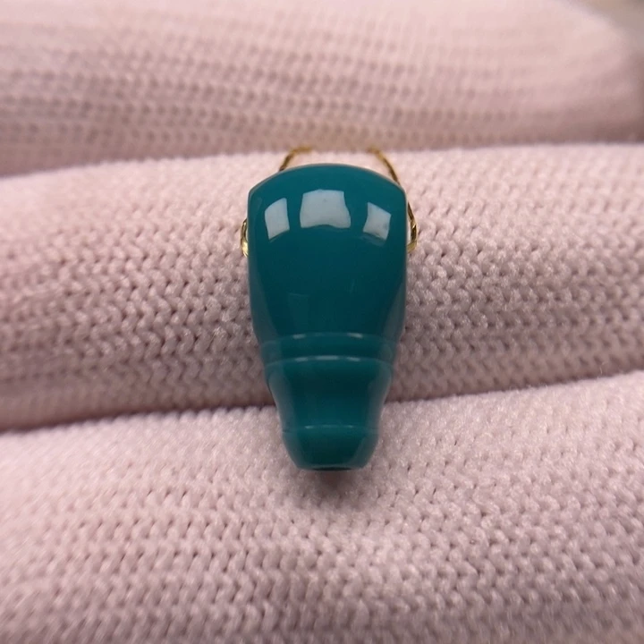 未镶嵌绿松石三通8.4mmAA509