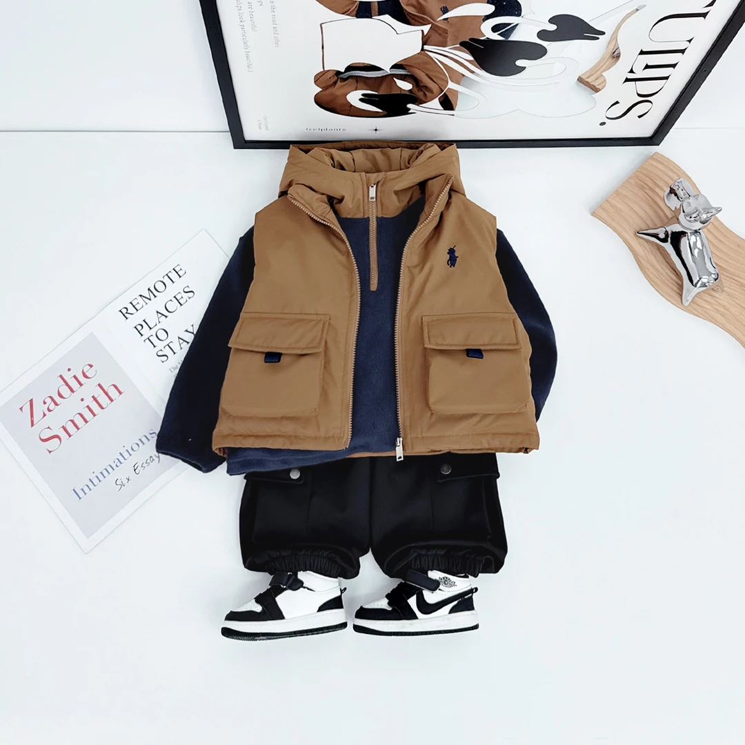 男童套装加厚2025新款秋冬装上衣两件套 BQ251218Z 悠悠童话童装