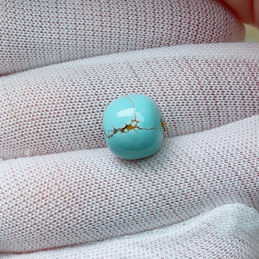 未镶嵌绿松石珠宝奇石她****画
