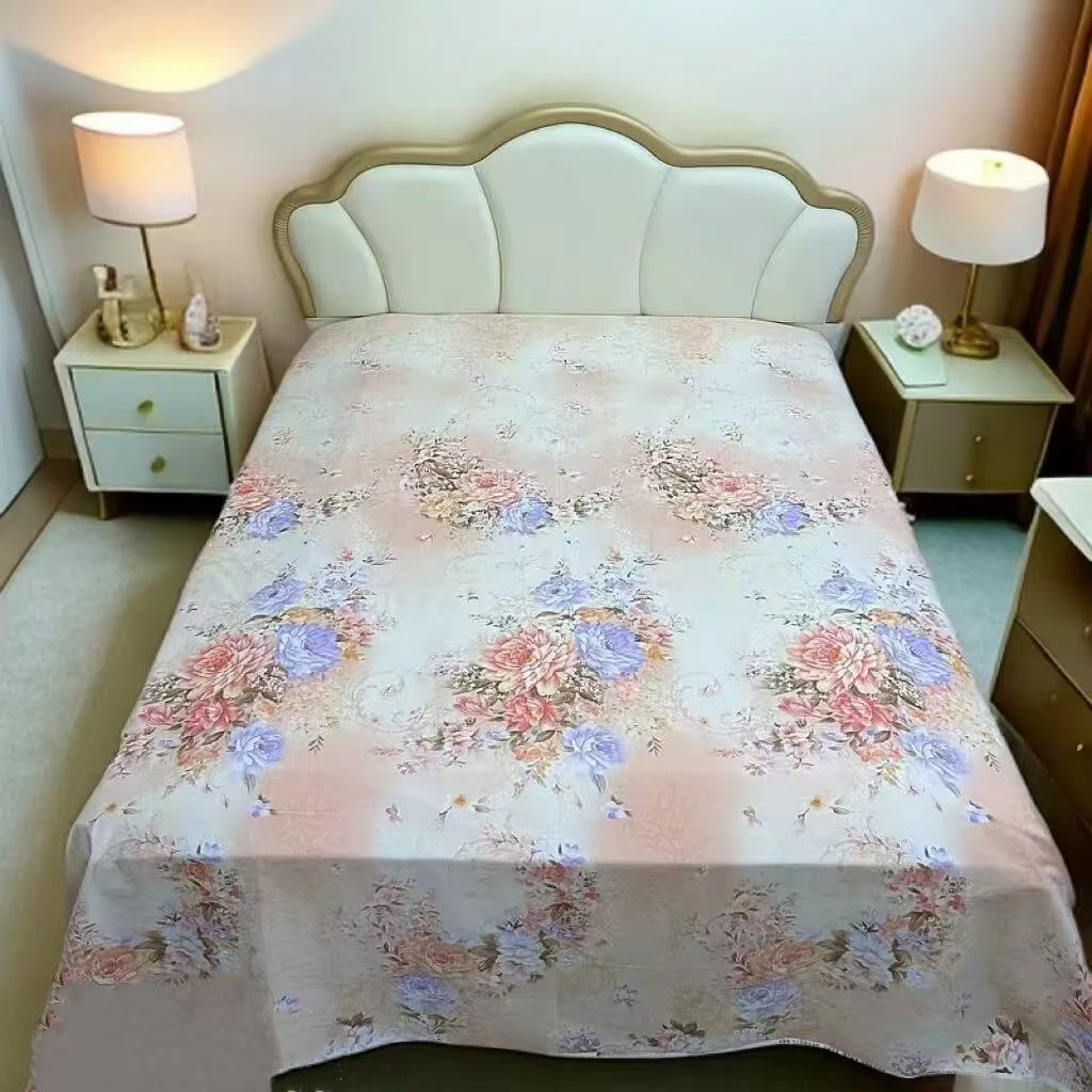 【富贵花开】床单 尺寸2.4X2.4米 长绒棉磨毛加厚 软糯亲肤秋冬款