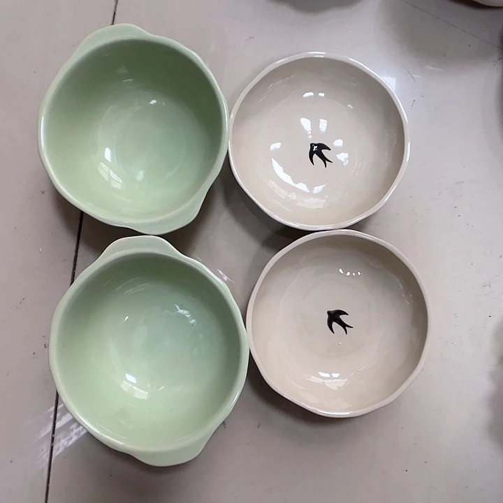 瓷片瑕疵特价陶瓷料碟