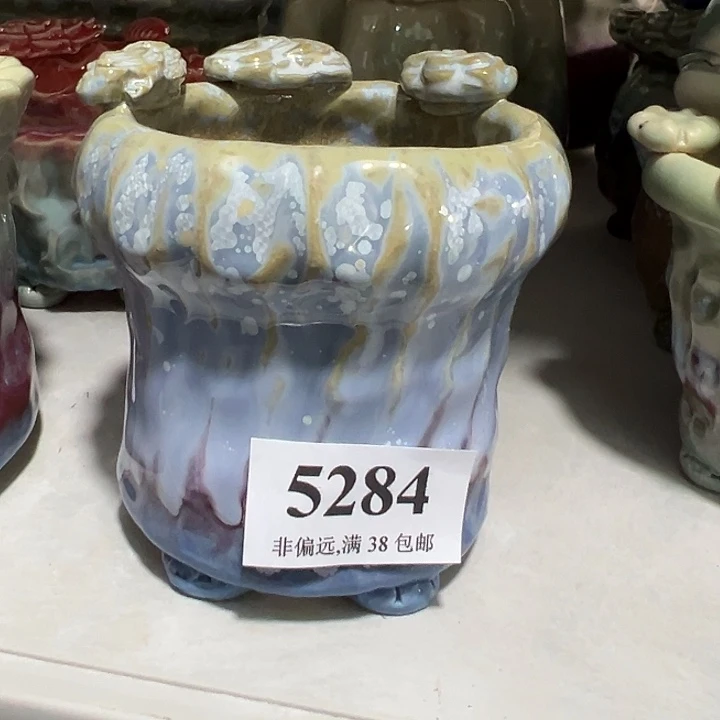 口6.5高10 手工花盆满30包邮