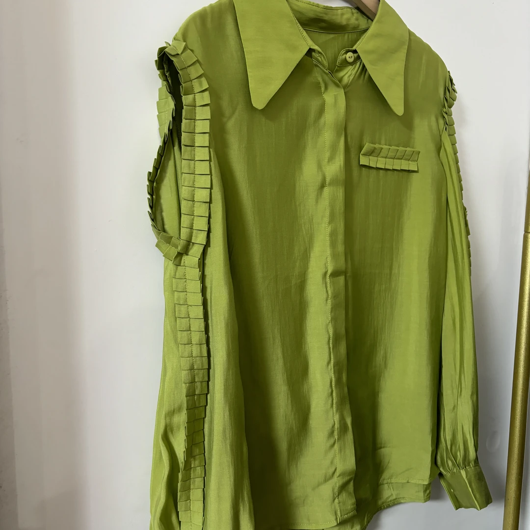 6289 春秋新款衬衫女小衫衬衣polo上衣欧货潮