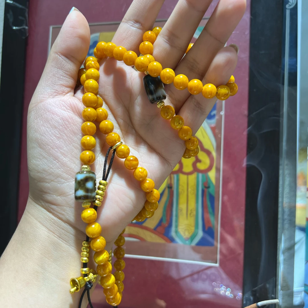 非金属莫桑石手链 藏族手串不掉色