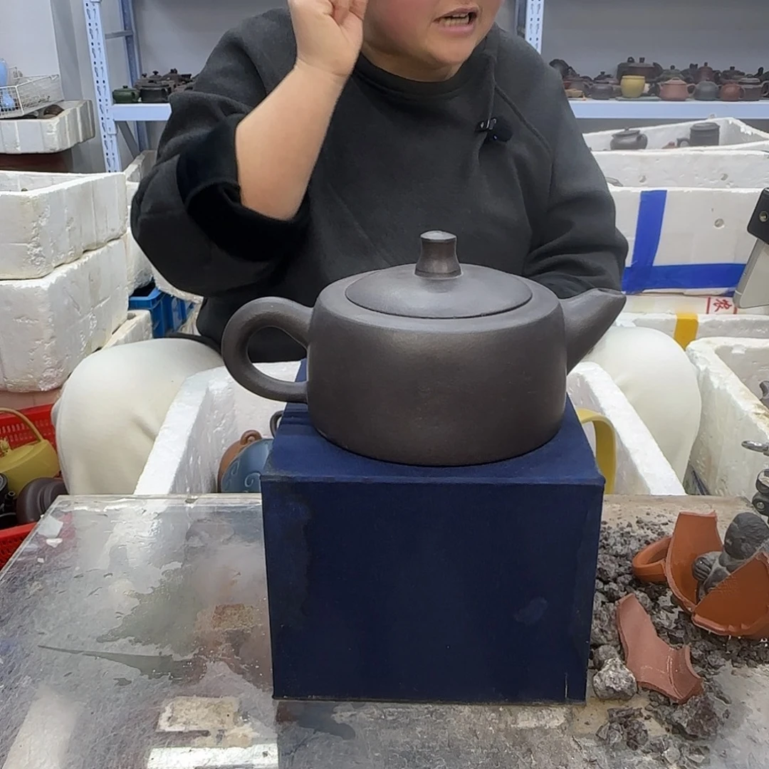 茶壶紫砂宜兴紫砂壶瑕疵处理