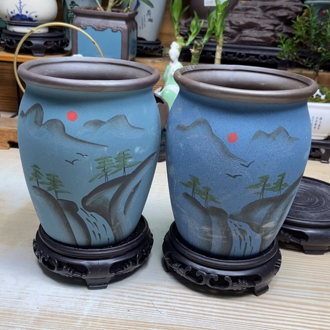 瓷片陶瓷花盆陶瓷艺术