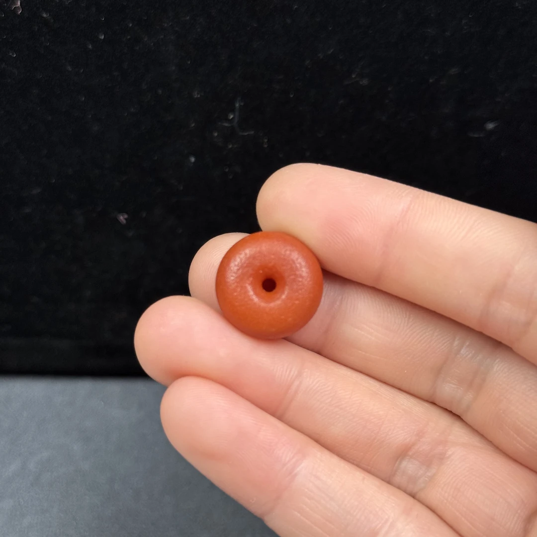 Y6544天然原矿蜜蜡 老蜡墩子 16.4*9.5mm抖音基地质检发货