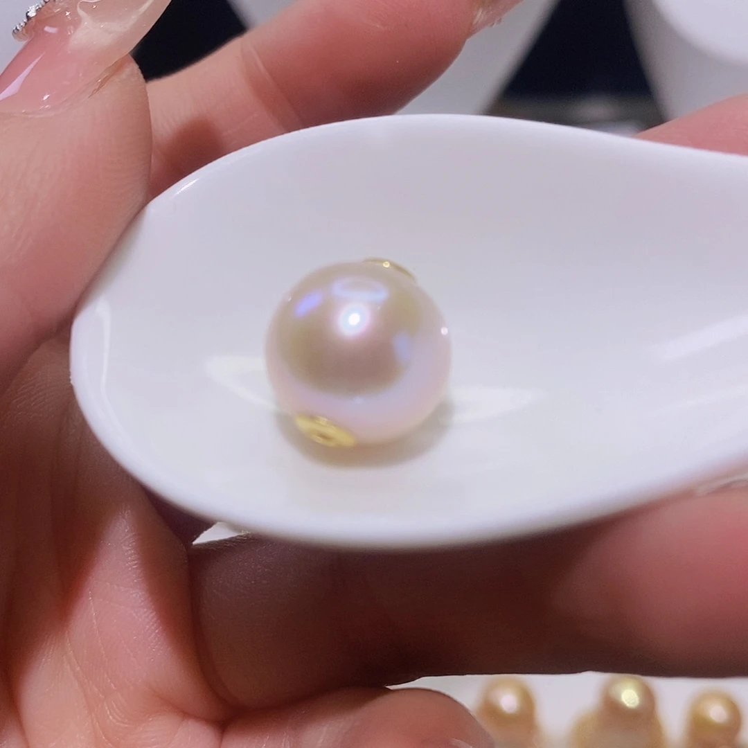 淡水珍珠颈饰银S925镶嵌