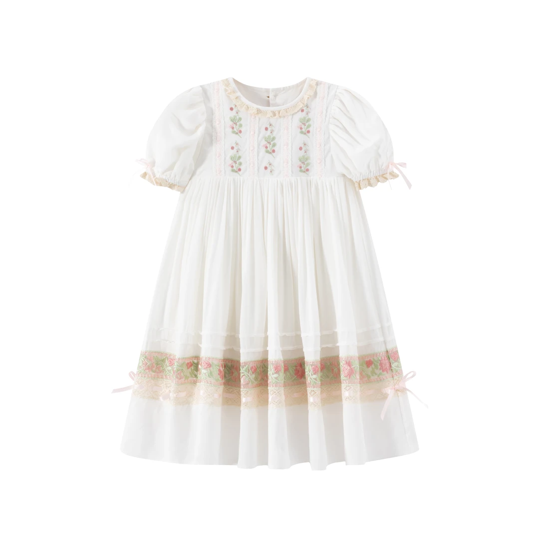 jannybb机器绣花系列女装传家宝多色可选夏季