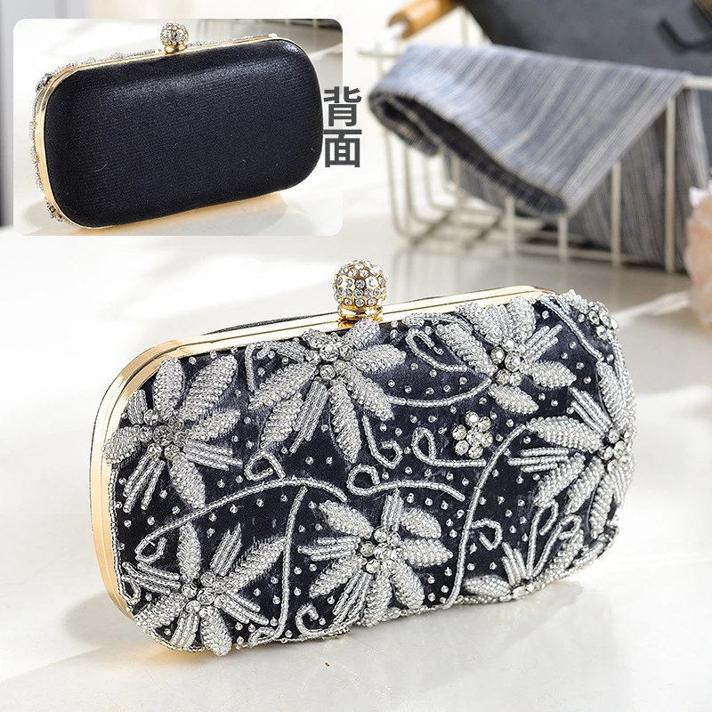 欧美女士晚宴包 重工珠绣旗袍包 年会 婚礼 新娘 手拎包时尚女包