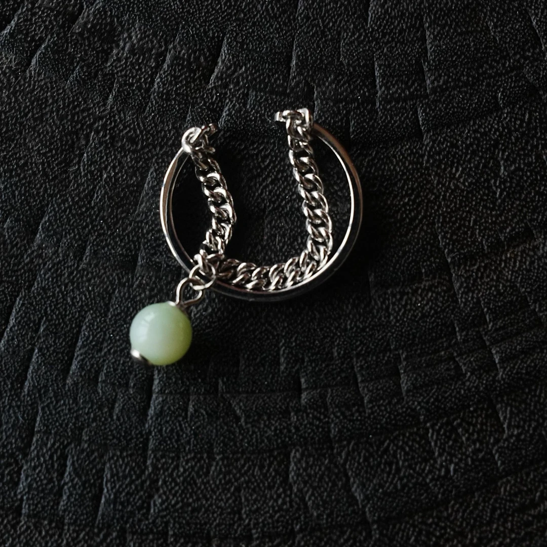 松风·不挑珠丨和田玉戒指G25122497 925银 多样性发其一