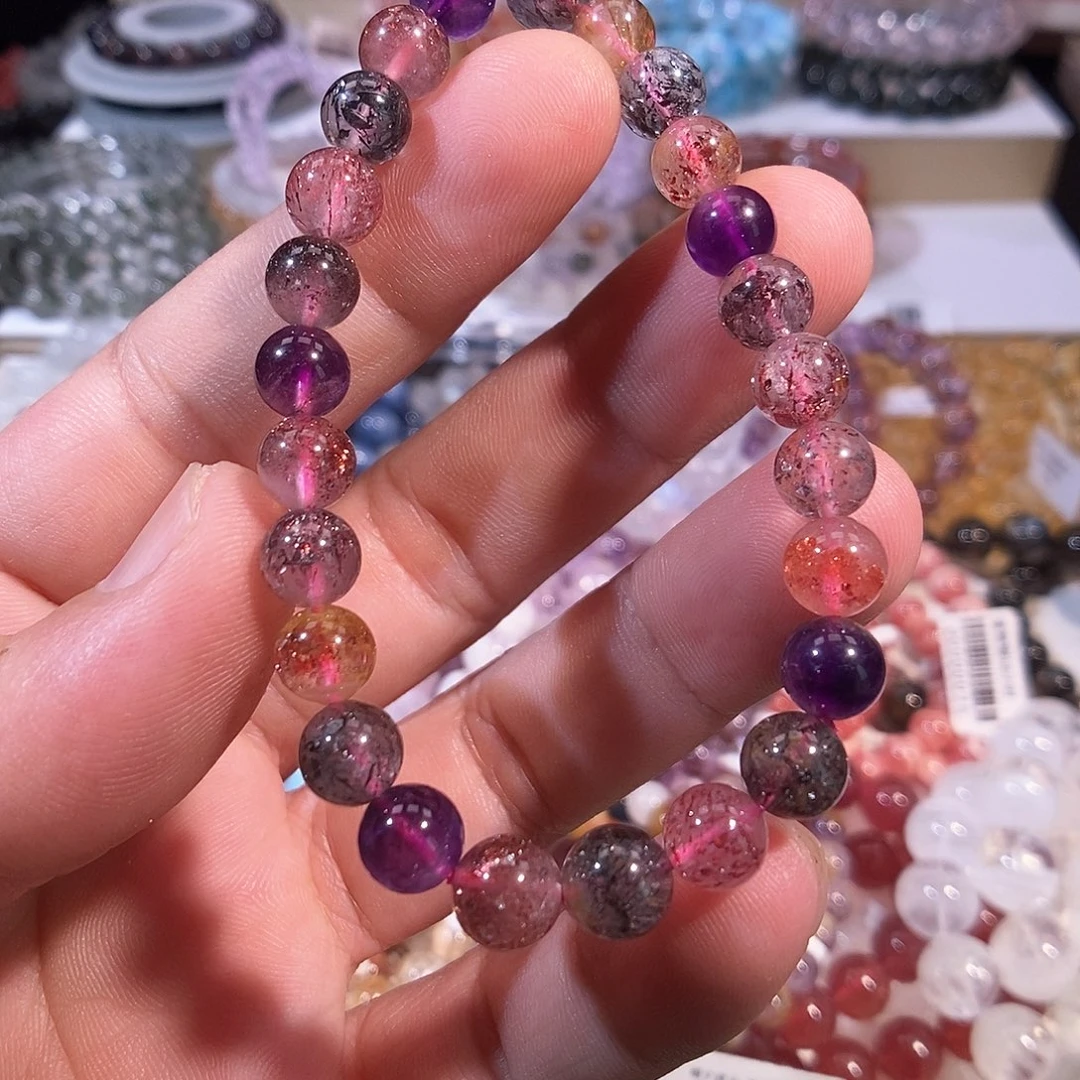 水晶手链未镶嵌仙女超七8mm