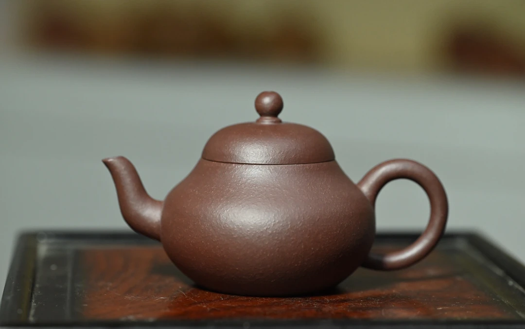 矮梨形原矿紫泥130毫升正宗宜兴紫砂壶泡茶壶功夫茶器小容量纯手