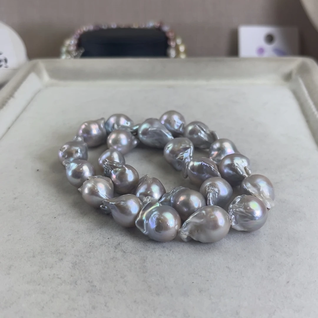 淡水珍珠未镶嵌项链【纯恬】