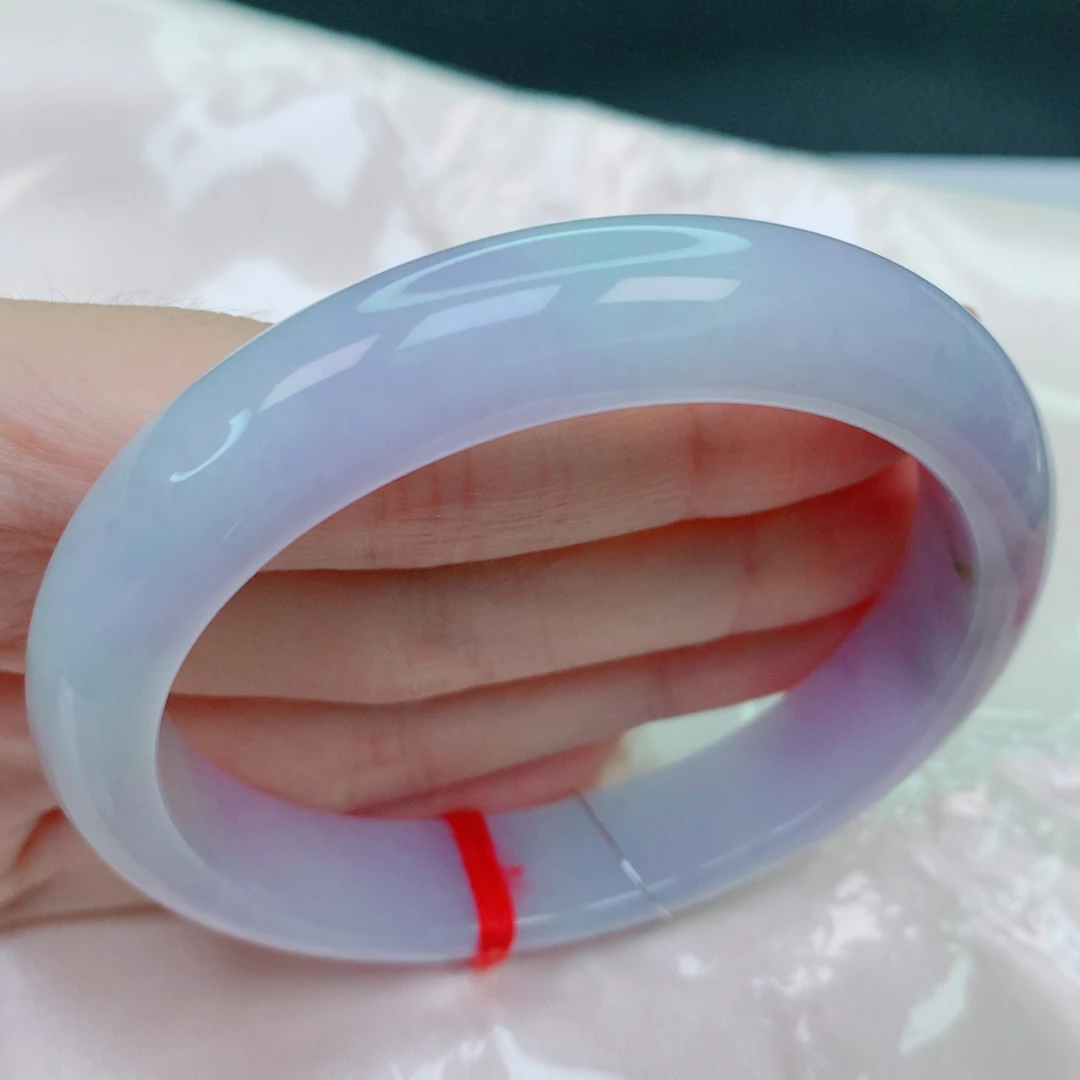 翡翠手镯未镶嵌58正圈，紫罗兰