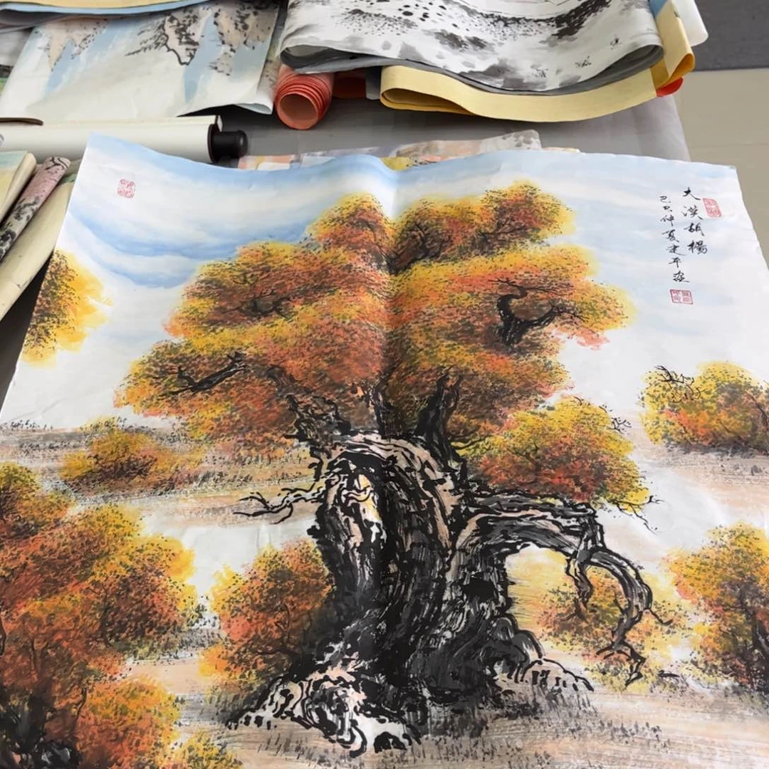 国画ZH精品手绘单幅任发