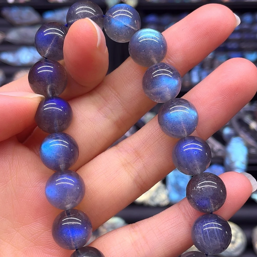 未镶嵌长石手串11左右