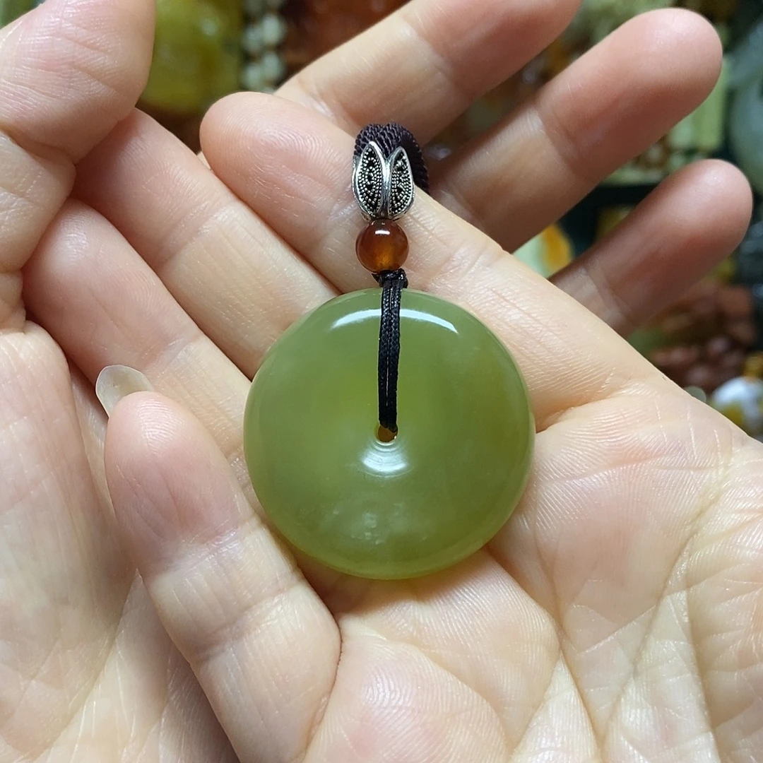 岫玉未镶嵌吊坠(不含链)