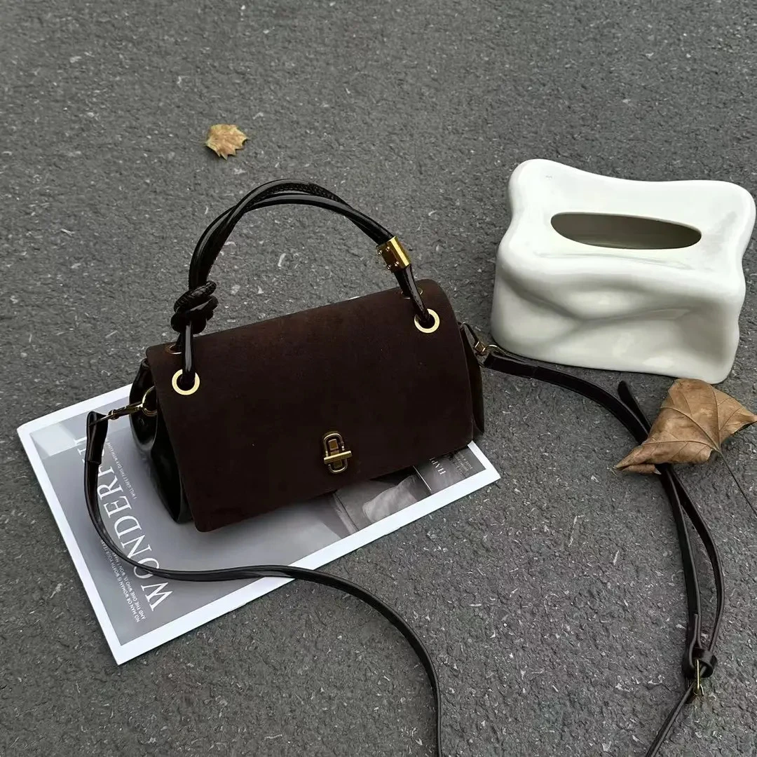 手提式可折叠防脏通勤风单肩包轻奢斜跨包手拎包