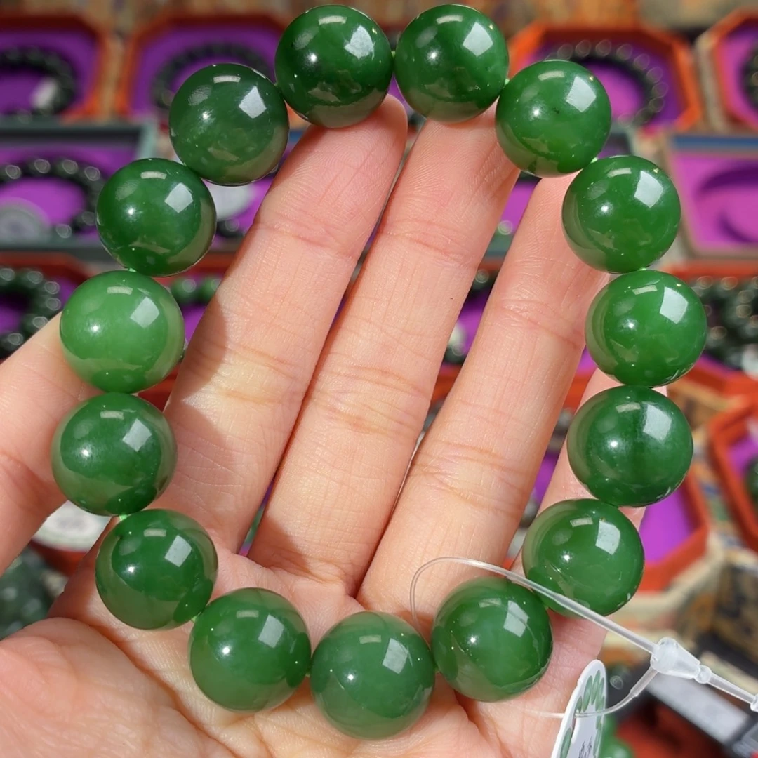 和田玉（碧玉）未镶嵌手串