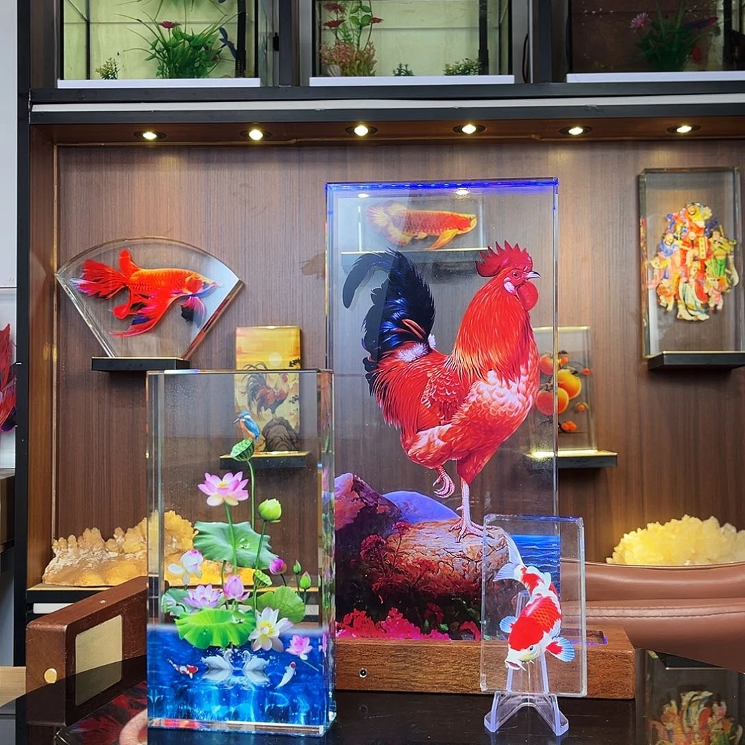 人造水晶大号公鸡