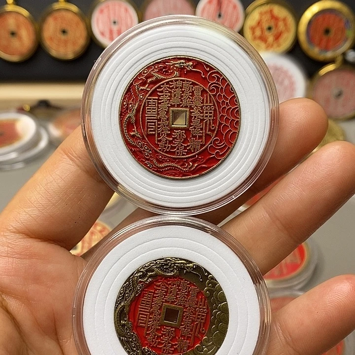 铜现代仿制工艺文创铜币