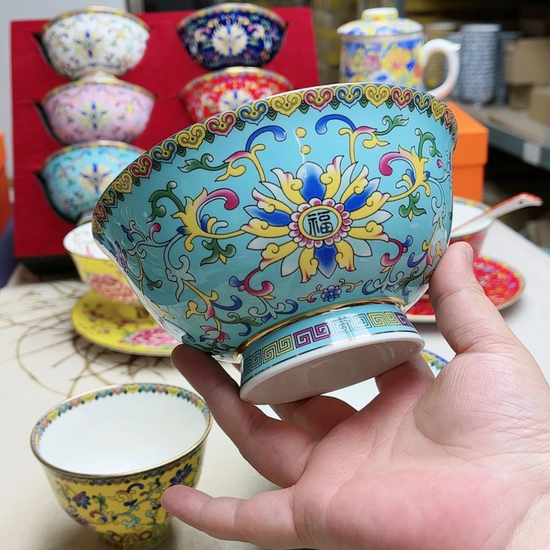 【闪购商品】珐琅6英寸4湖水蓝。。。。。