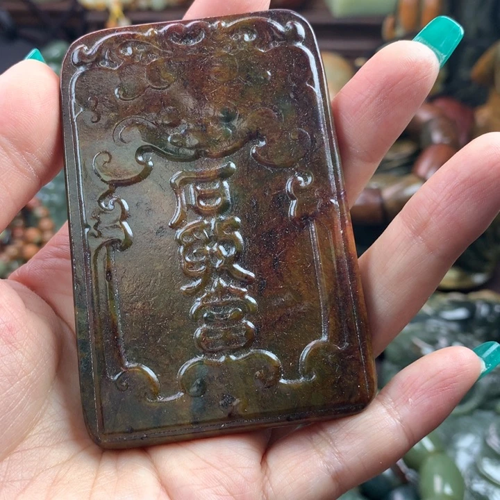 岫岩河磨玉（透闪石质玉）手把未镶嵌