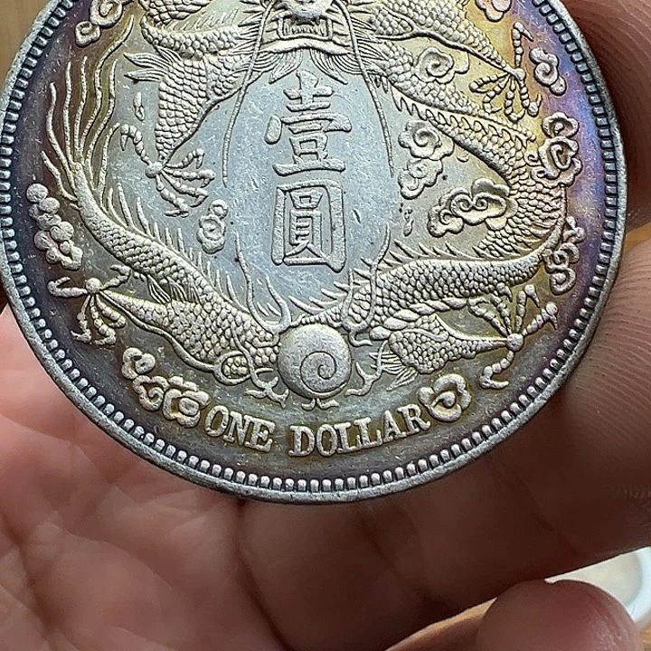 （一家臻藏）可吸翻可吹响龙洋工艺品 精选摆件