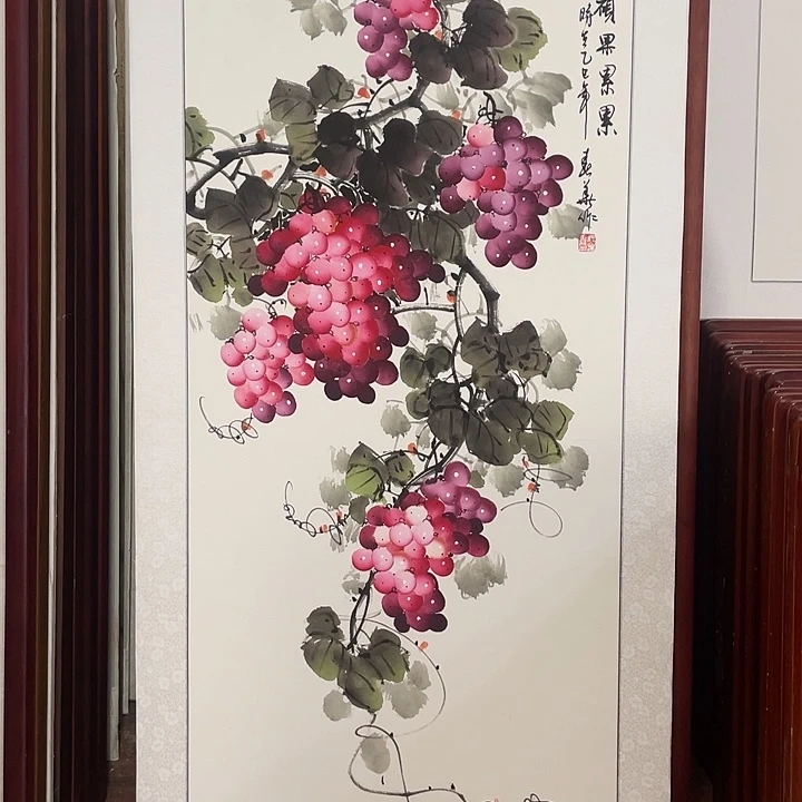 国画带框尺寸63*123厘米