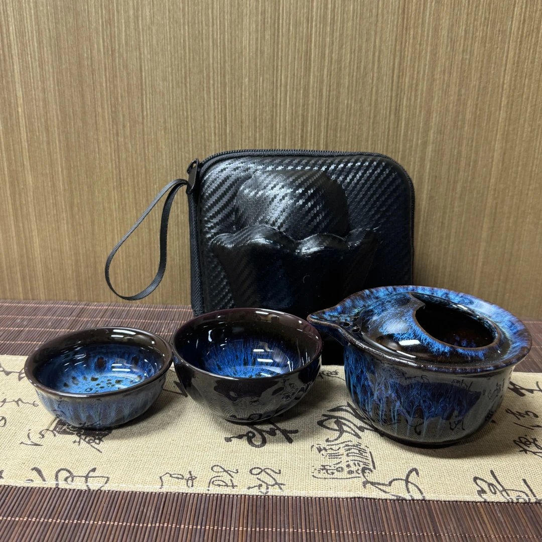 YS482-窑变旅行茶具套装