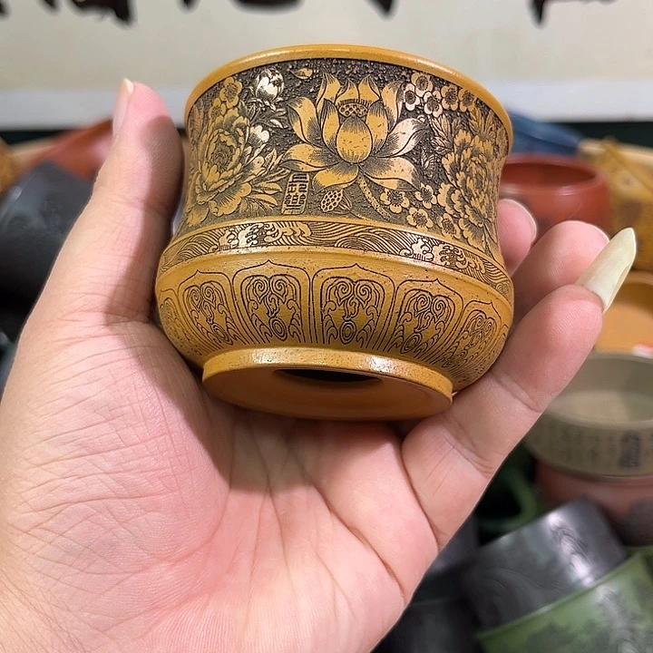 茶杯紫砂全手工紫砂主人杯