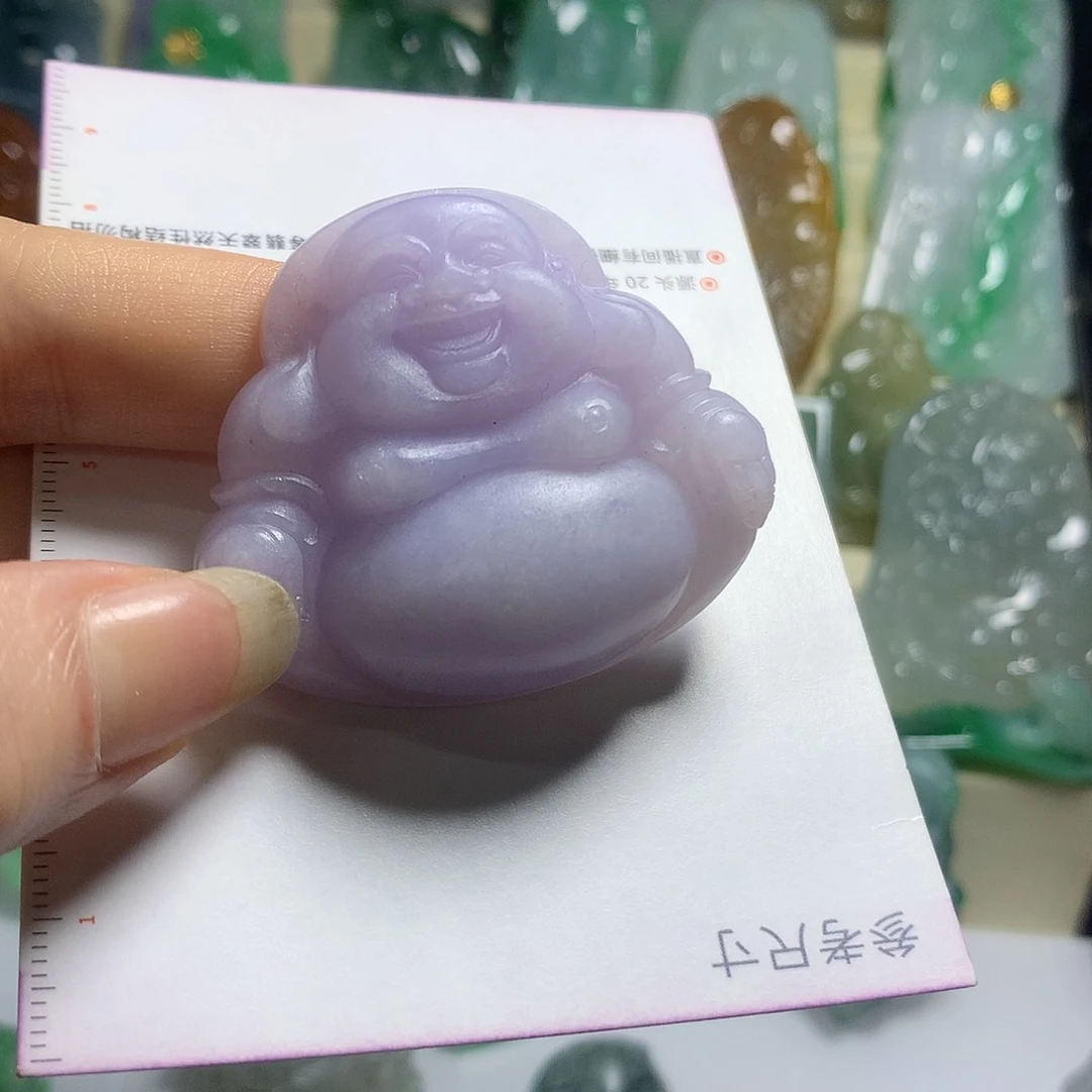 定制翡翠未镶嵌美**子翡翠