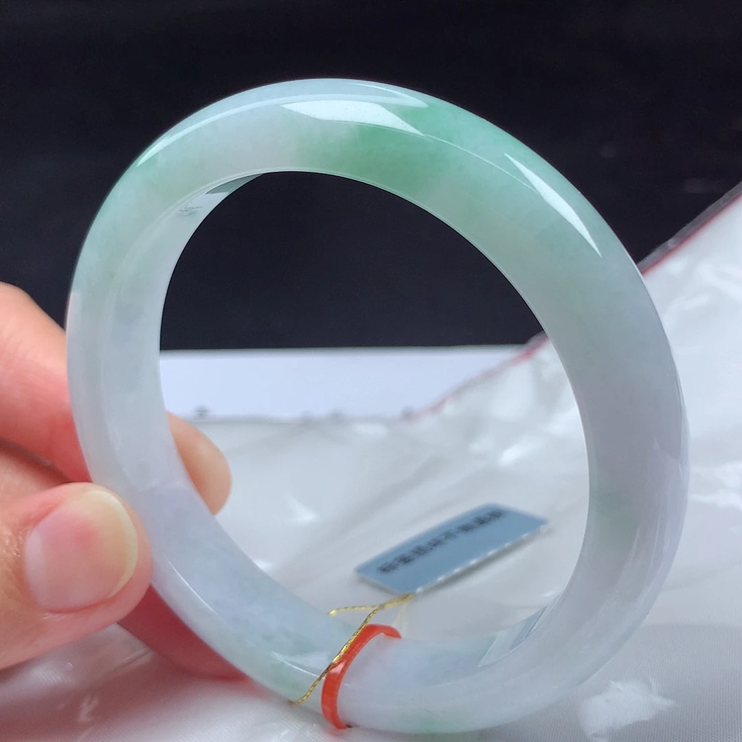 翡翠未镶嵌手镯59圈m14845