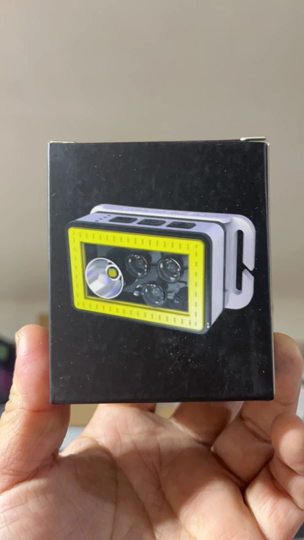 蓝白精品头灯1个