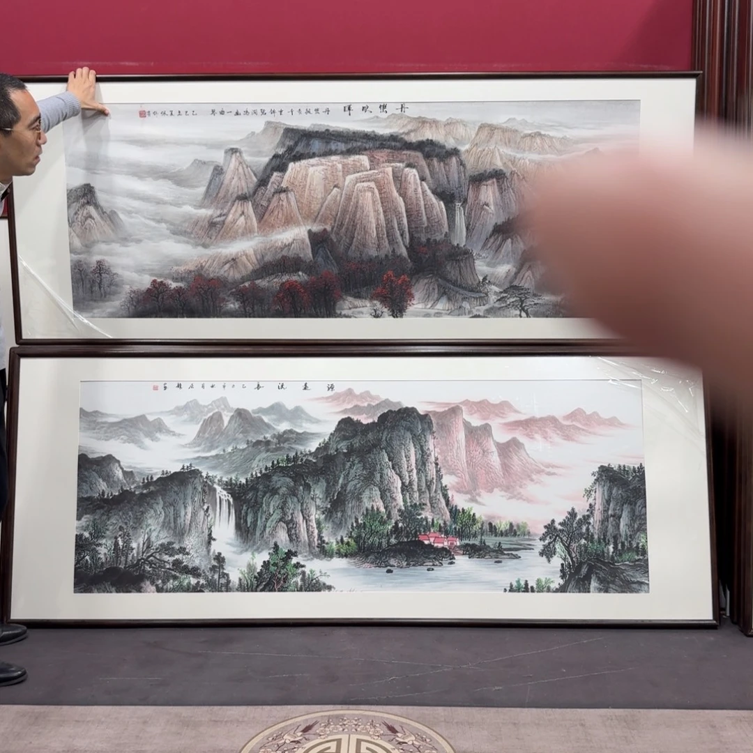 国画手绘作品210/80