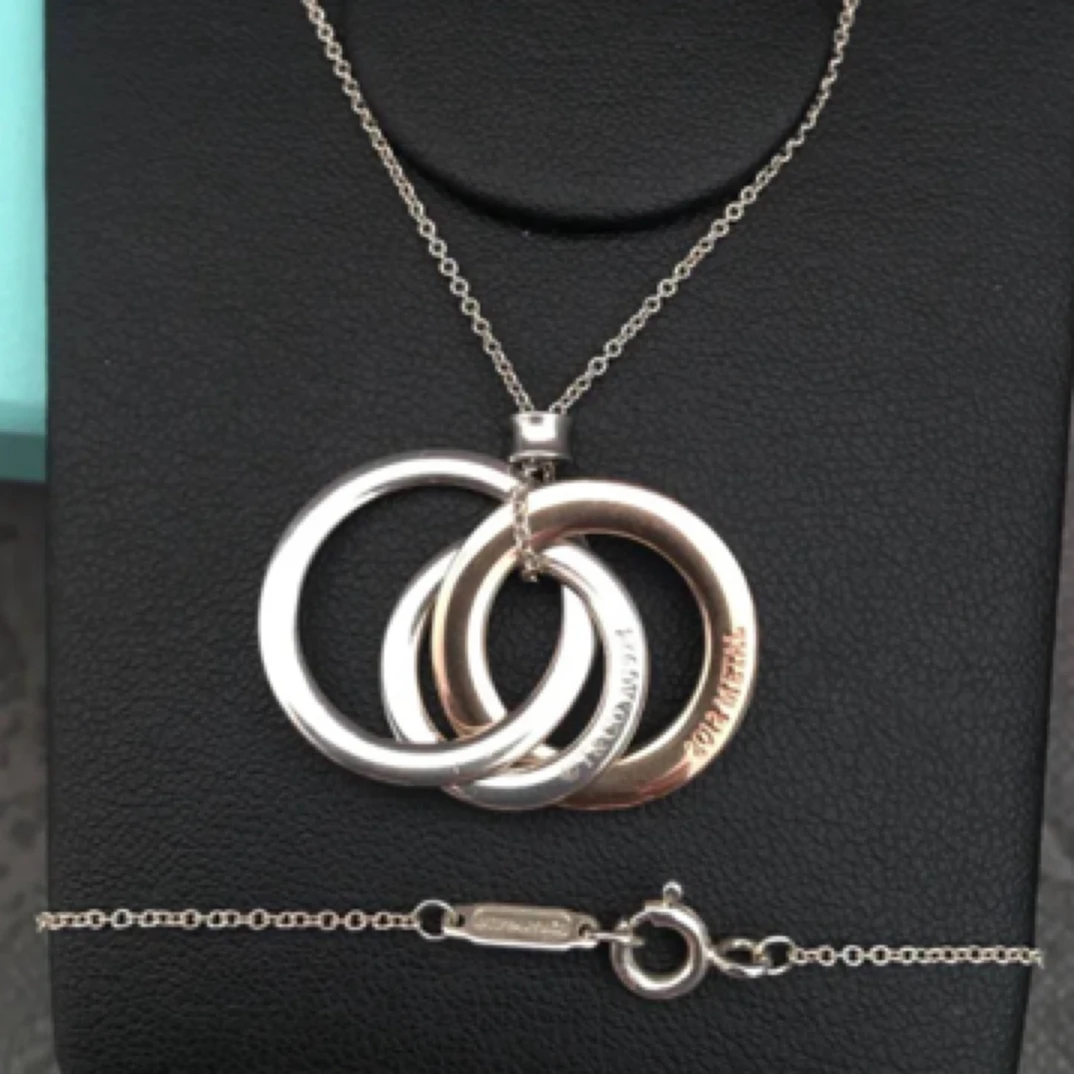 99新 Tiffany & Co./蒂芙尼 蒂芙尼四环相扣项链