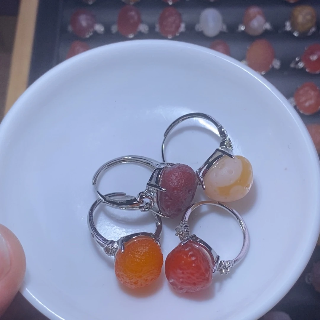 花***香玛瑙/玉髓合金手链
