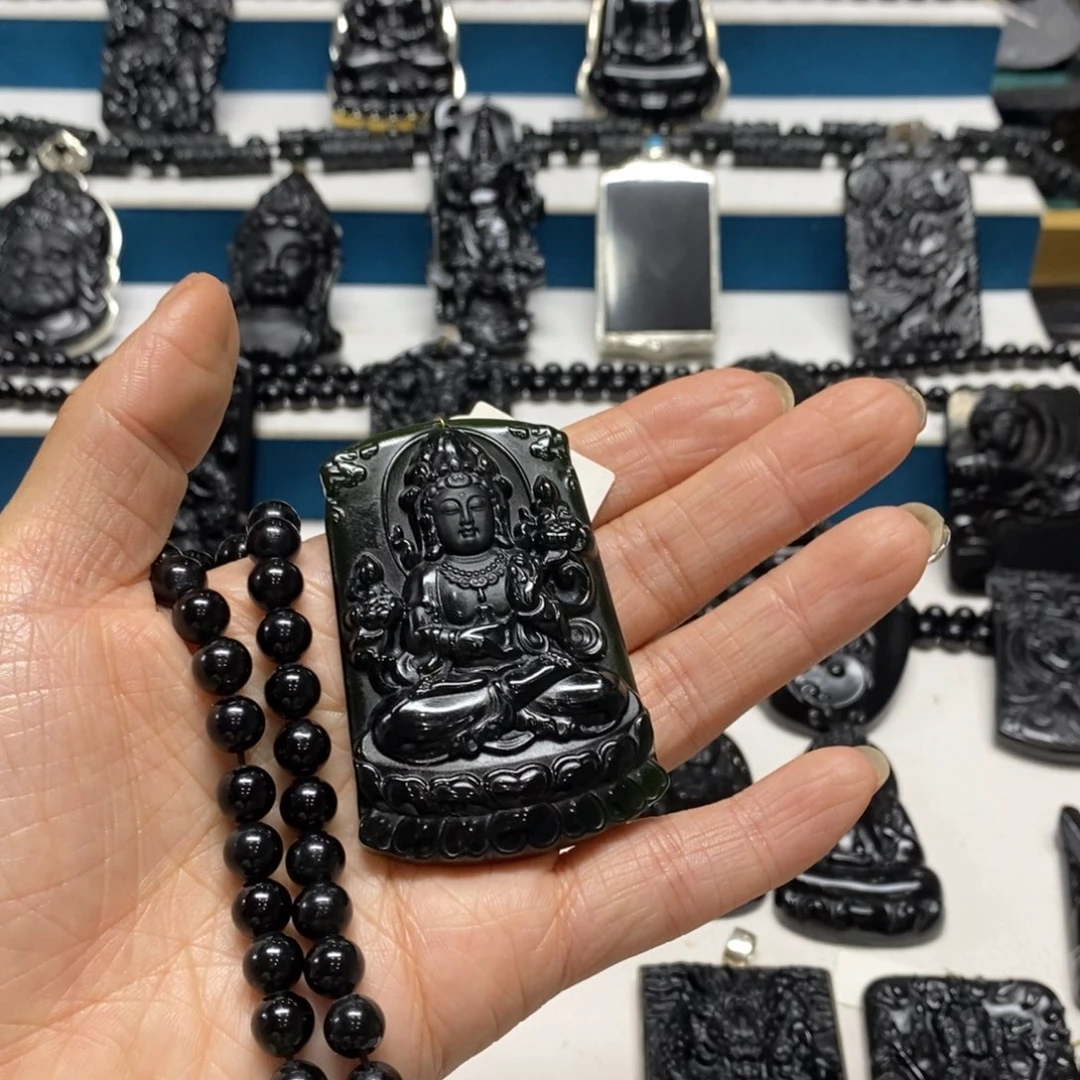 ༄***⁴未镶嵌蛇纹石玉吊坠