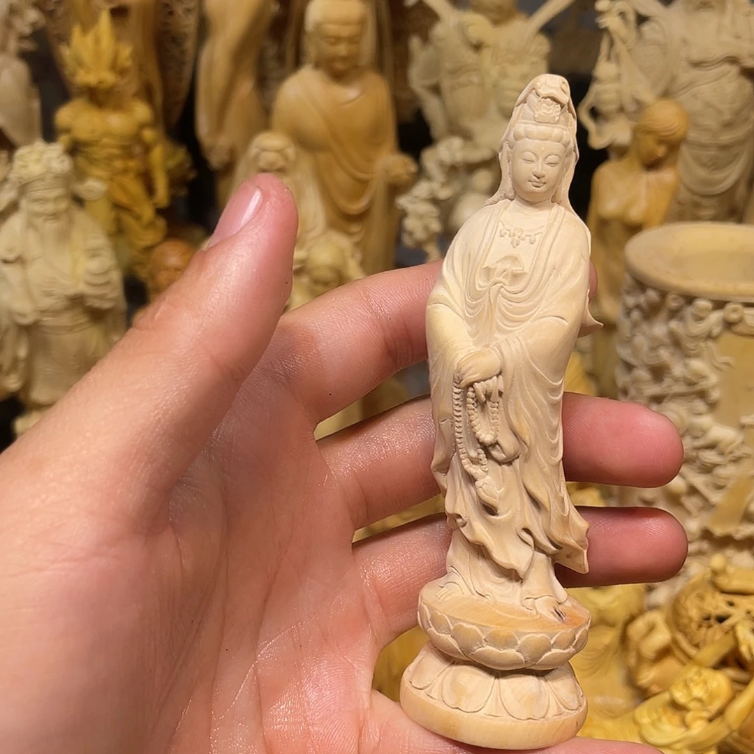 黄杨木小瑕疵念珠